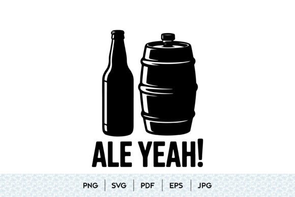 Ale Yeah Beer Barrel Graphics