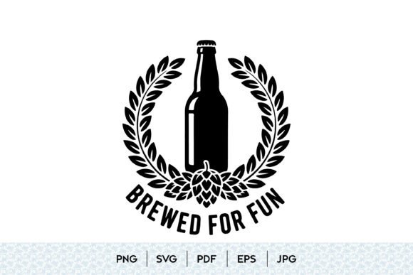Brewed for Fun Beer SVG Graphics