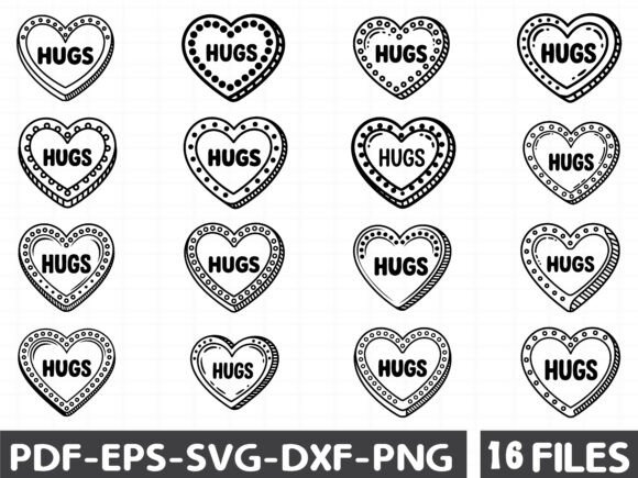 Candy Hearts Graphics for Sweet Branding