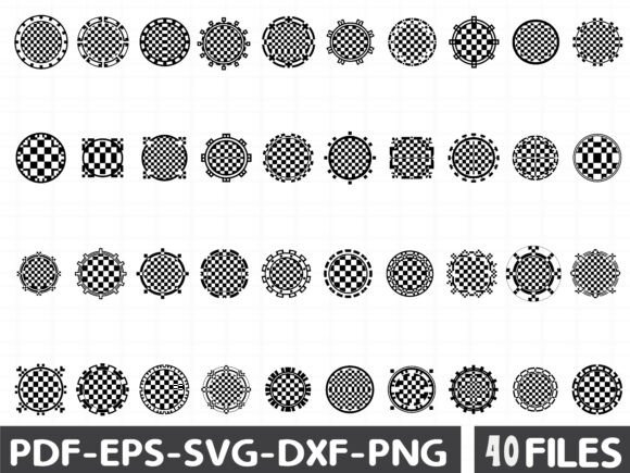 Checkered Pattern SVG Bundle