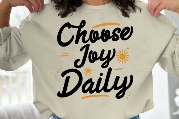 Choose Joy Daily SVG: A Graphic Asset for Branding and Marketing