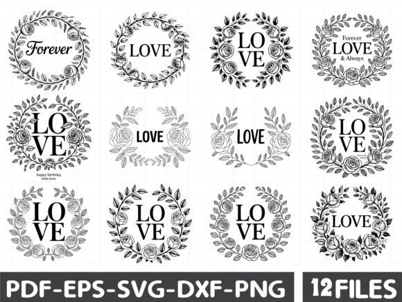 Floral Border SVG for Real Projects