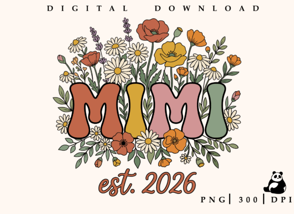 Floral Mama Mimi Graphics for Digital Creators