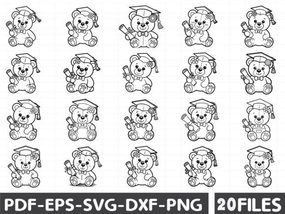 Graduation Teddy Bear Graphics for Local Branding