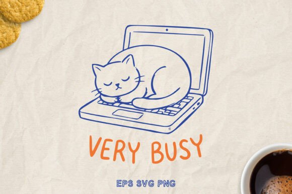 Graphic Asset for Local Branding: Funny Cat SVG PNG, Sarcastic Quote