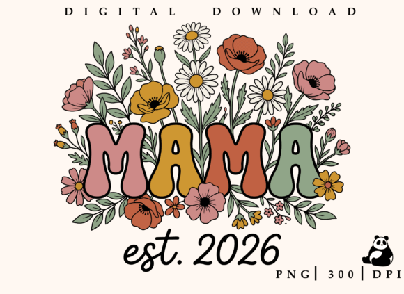 Mama Mom Gigi Nana Graphics for Warm Branding