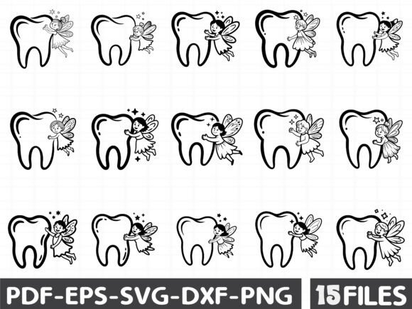 Tooth Fairy Graphics for Crafting